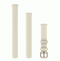Lily 2 Bands - 14 mm - Coconut silicone, cream gold hardware - 010-13302-00 - Garmin